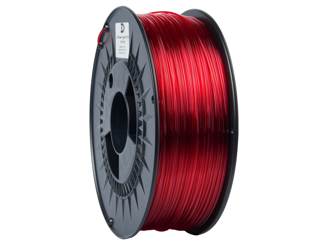 PCTG filament, kristálypiros | 3DPower