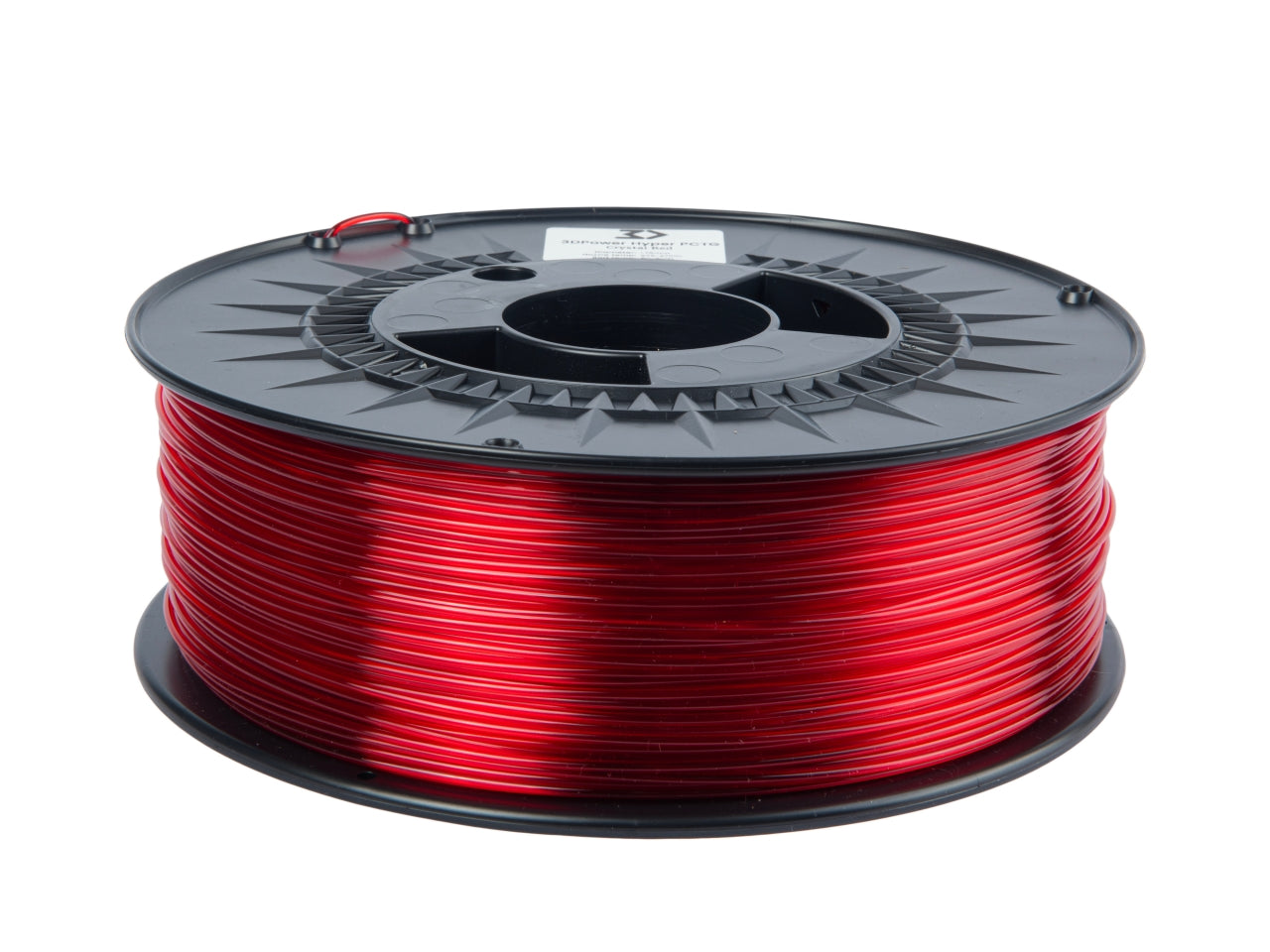 PCTG filament, kristálypiros | 3DPower