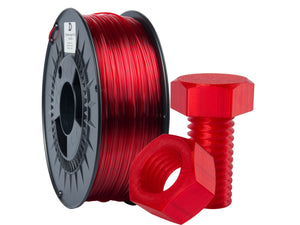 PCTG filament, kristálypiros | 3DPower