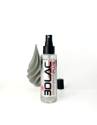 3DLAC PLUS tapadásjavító spray 100 ml 3D nyomtatáshoz, átlátszó flakon pumpás fejjel