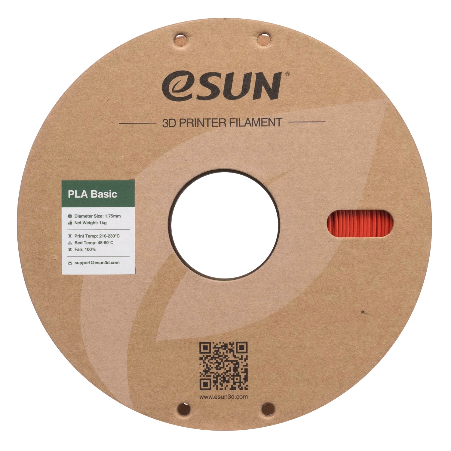 PLA-Basic filament, piros | eSUN