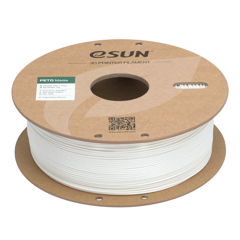 PETG filament, matt fehér | eSUN