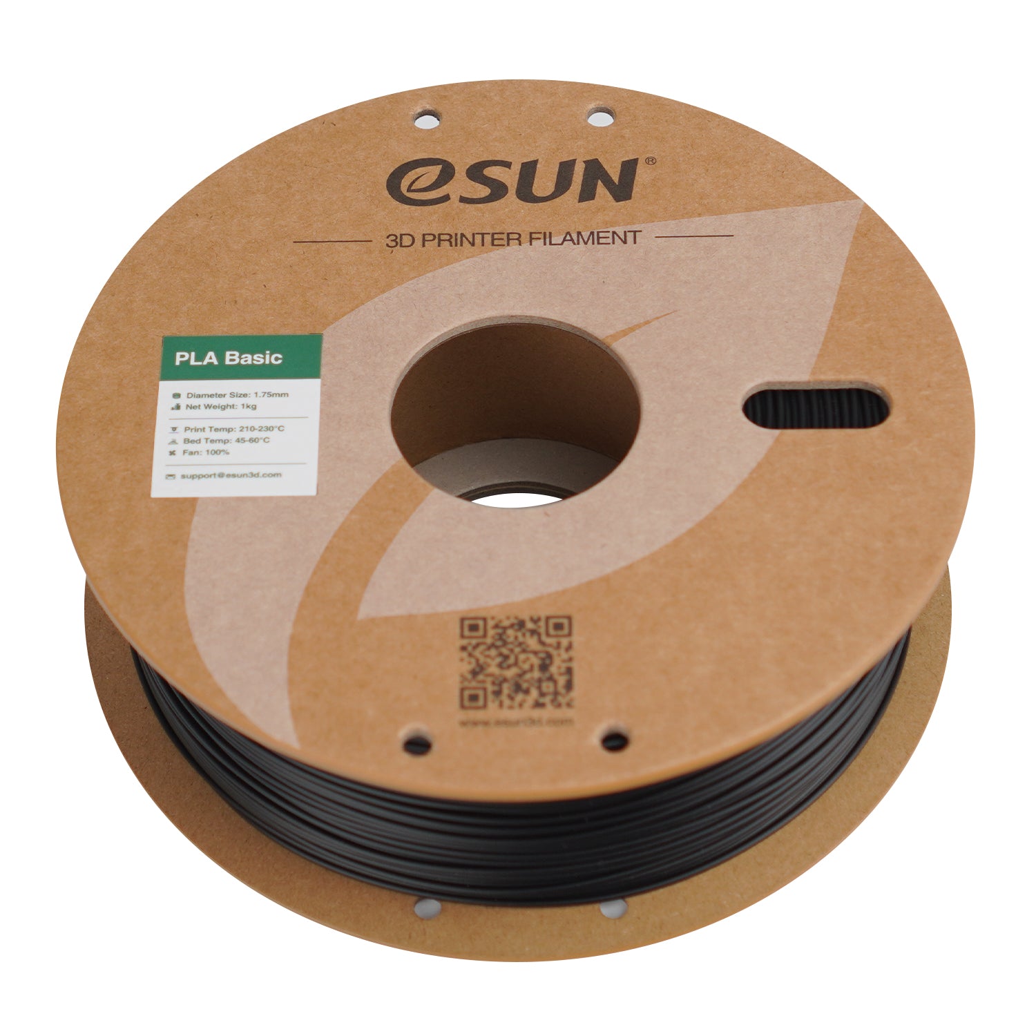 PLA-Basic filament, fekete | eSUN