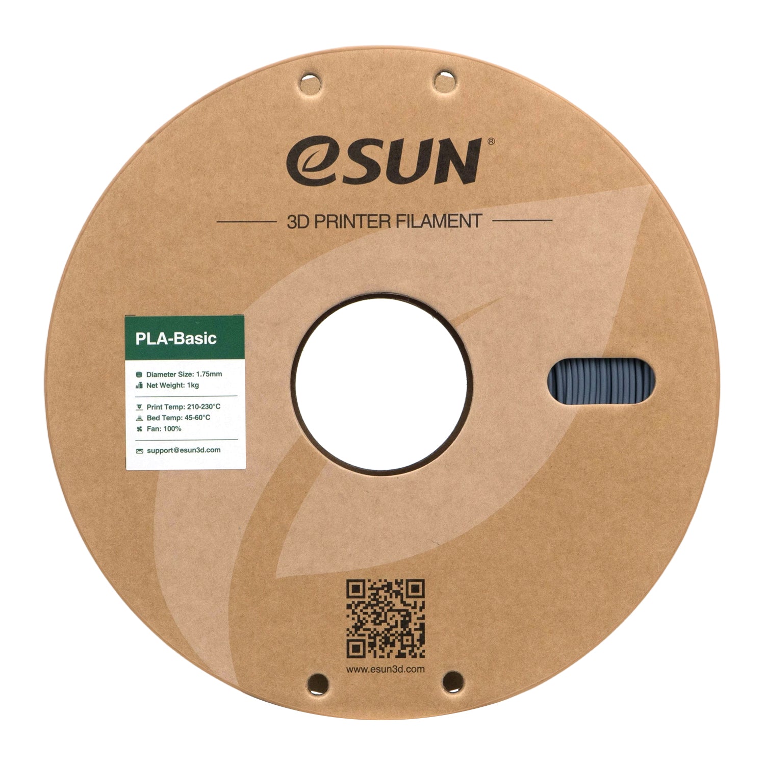 PLA-Basic filament, szürke | eSUN