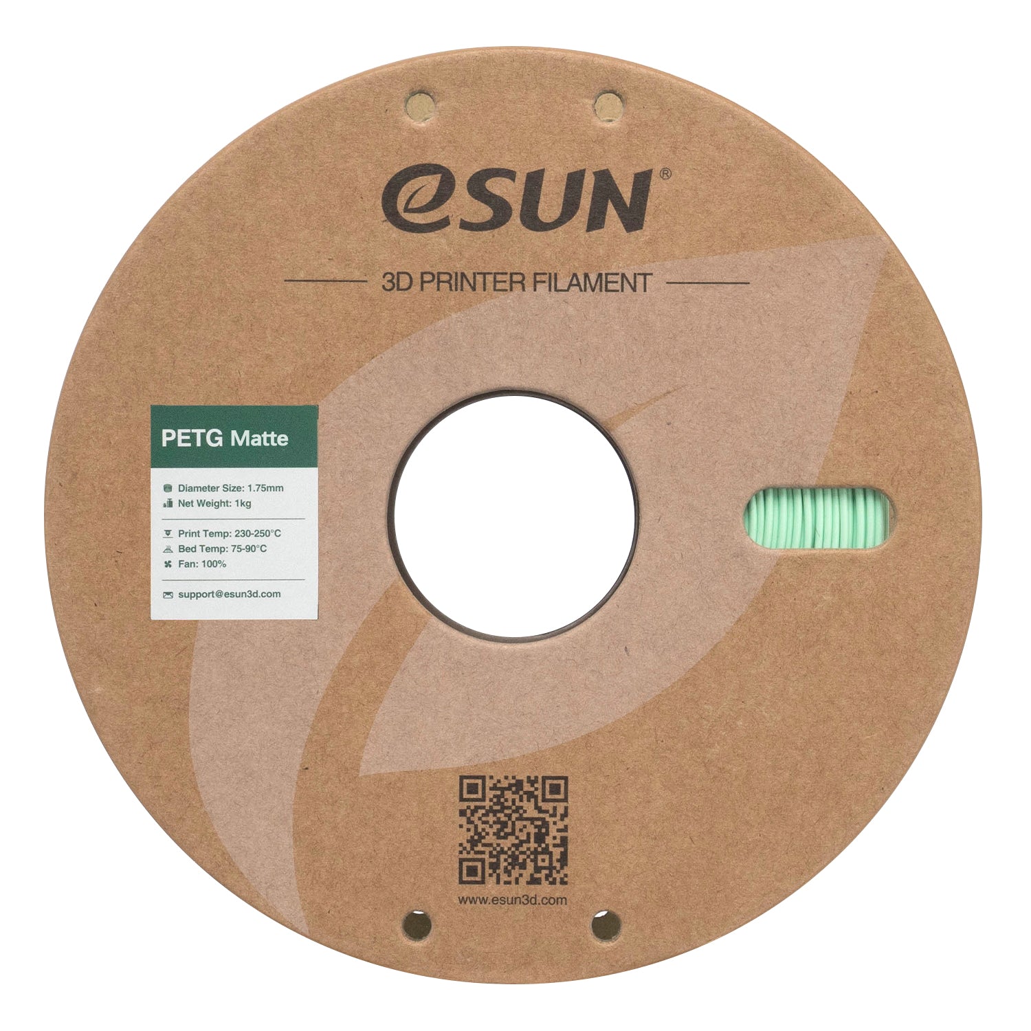 PETG filament, matt mentazöld | eSUN