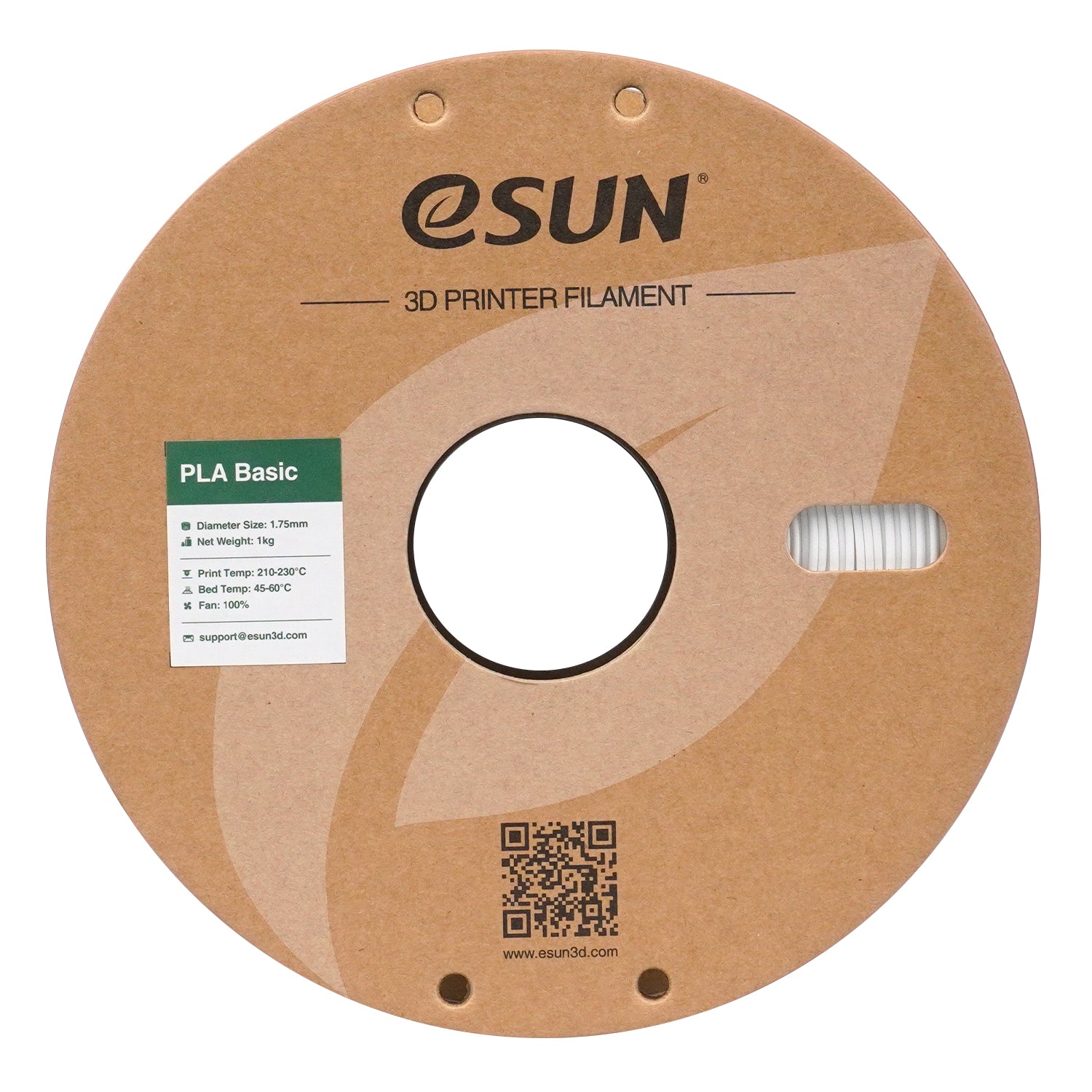 PLA-Basic filament, fehér | eSUN