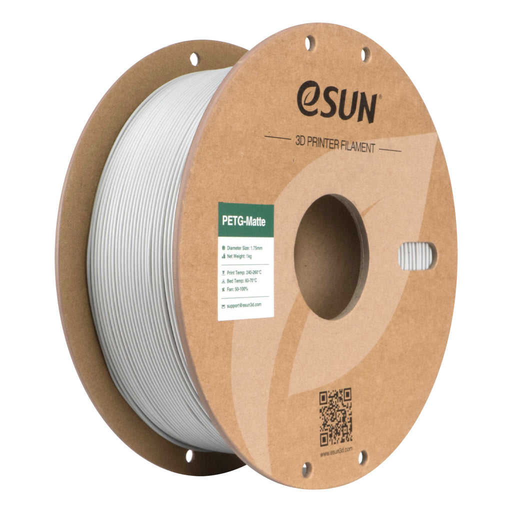 PETG filament, matt betonszürke | eSUN