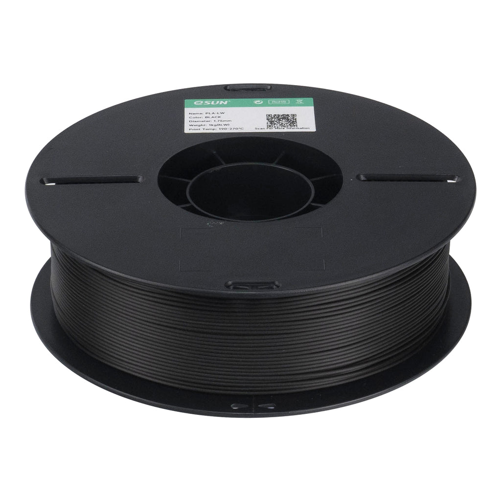 PLA-LW filament, fekete | eSUN