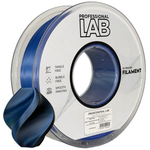 Filament Silk PLA Dual Color black blue | Prof. Lab