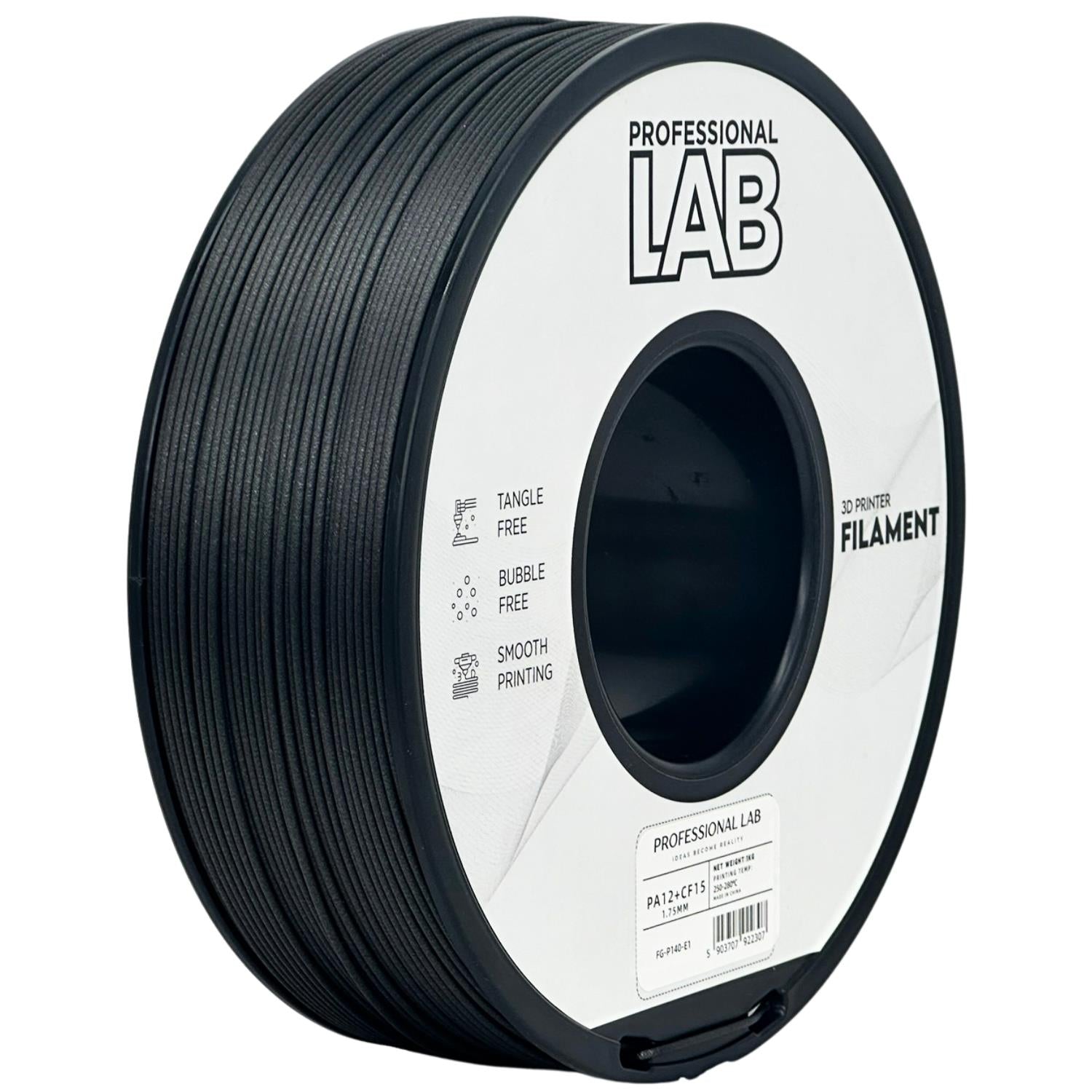 PA12-CF15 filamenttekercs, Prof. Lab, 1,75 mm