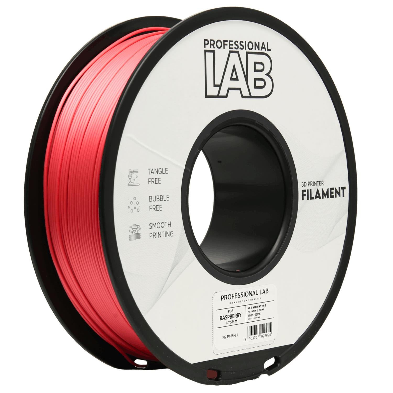 PLA filamenttekercs, málna, Prof. Lab, 1,75 mm