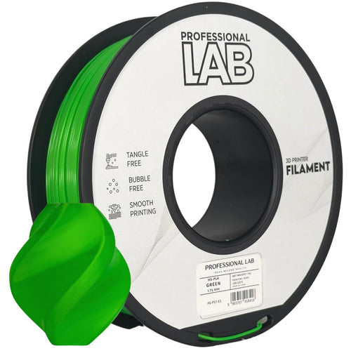 HS-PLA filamenttekercs, zöld, Prof. Lab, 1,75 mm