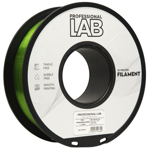 PETG filament, átlátszó zöld | Prof. Lab