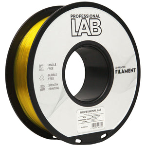 PETG filament, átlátszó sárga | Prof. Lab