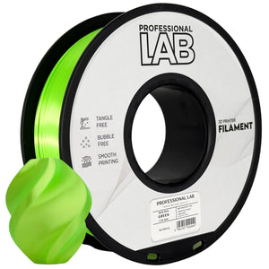 Silk PLA filament, zöld | Prof. Lab