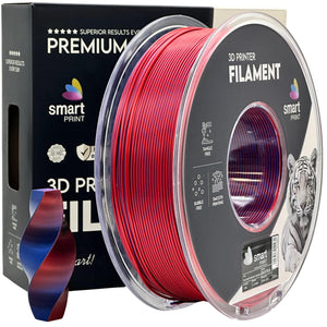 Silk PLA filament, Tri Color Twilight Serenity | Smart Print