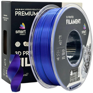 Silk PLA filament, Tri Color kék lila fekete | Smart Print