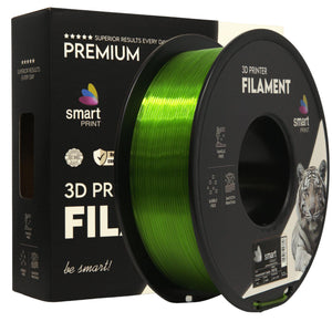 PETG filament, átlátszó zöld | Smart Print