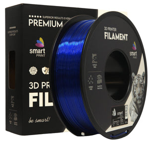 PETG filament, átlátszó kék | Smart Print