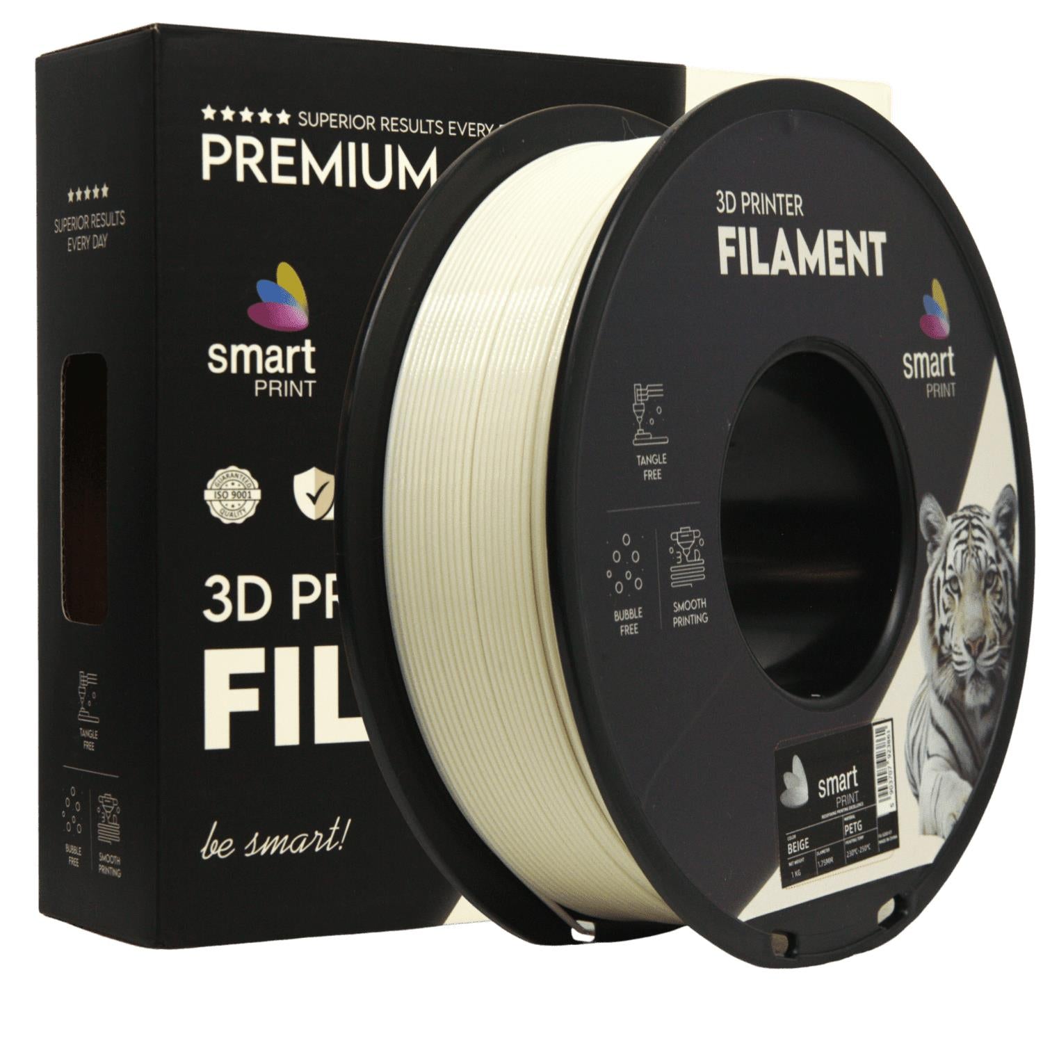 PETG filamenttekercs, bézs, Smart Print, 1,75 mm