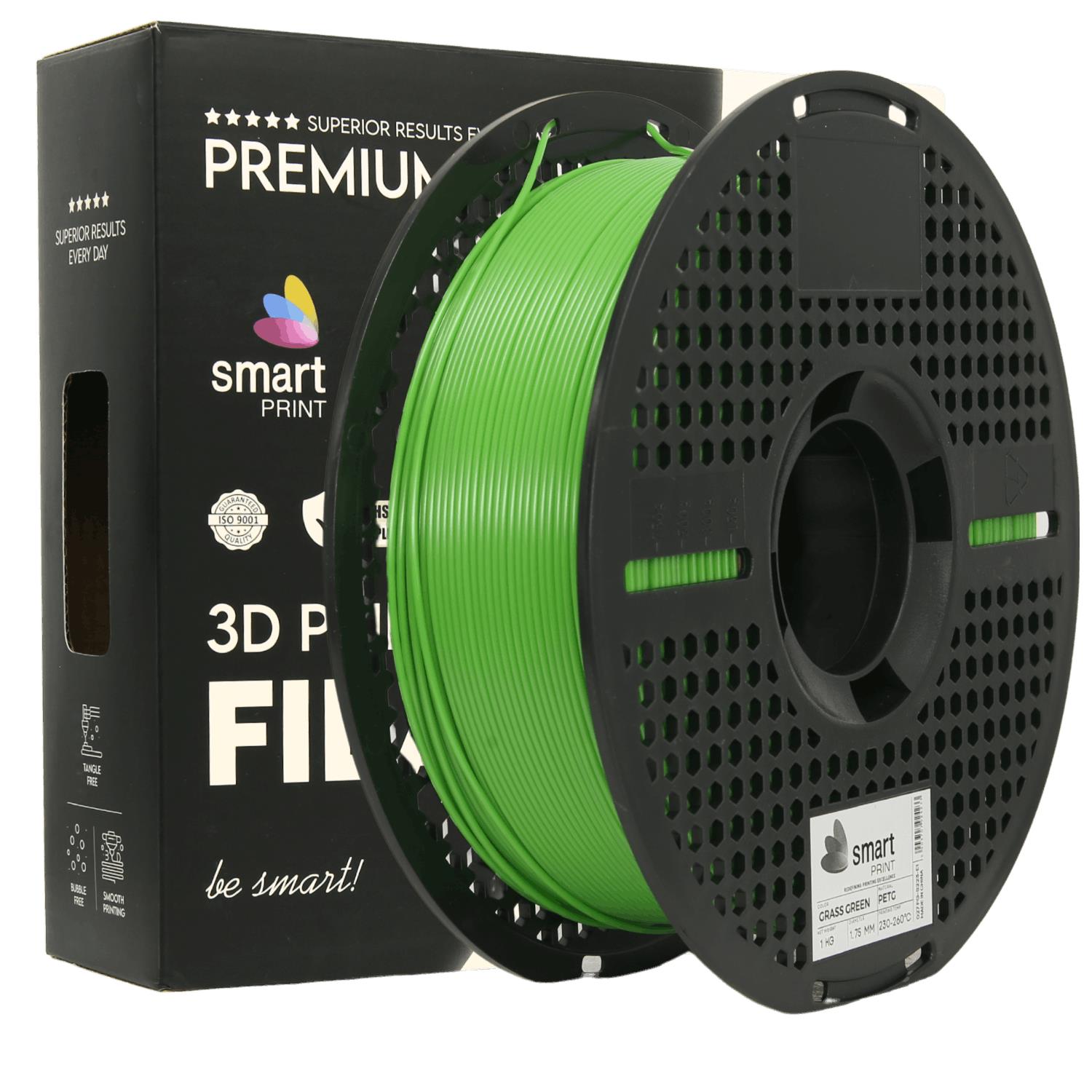 PETG filamenttekercs, fűzöld, Smart Print, 1,75 mm