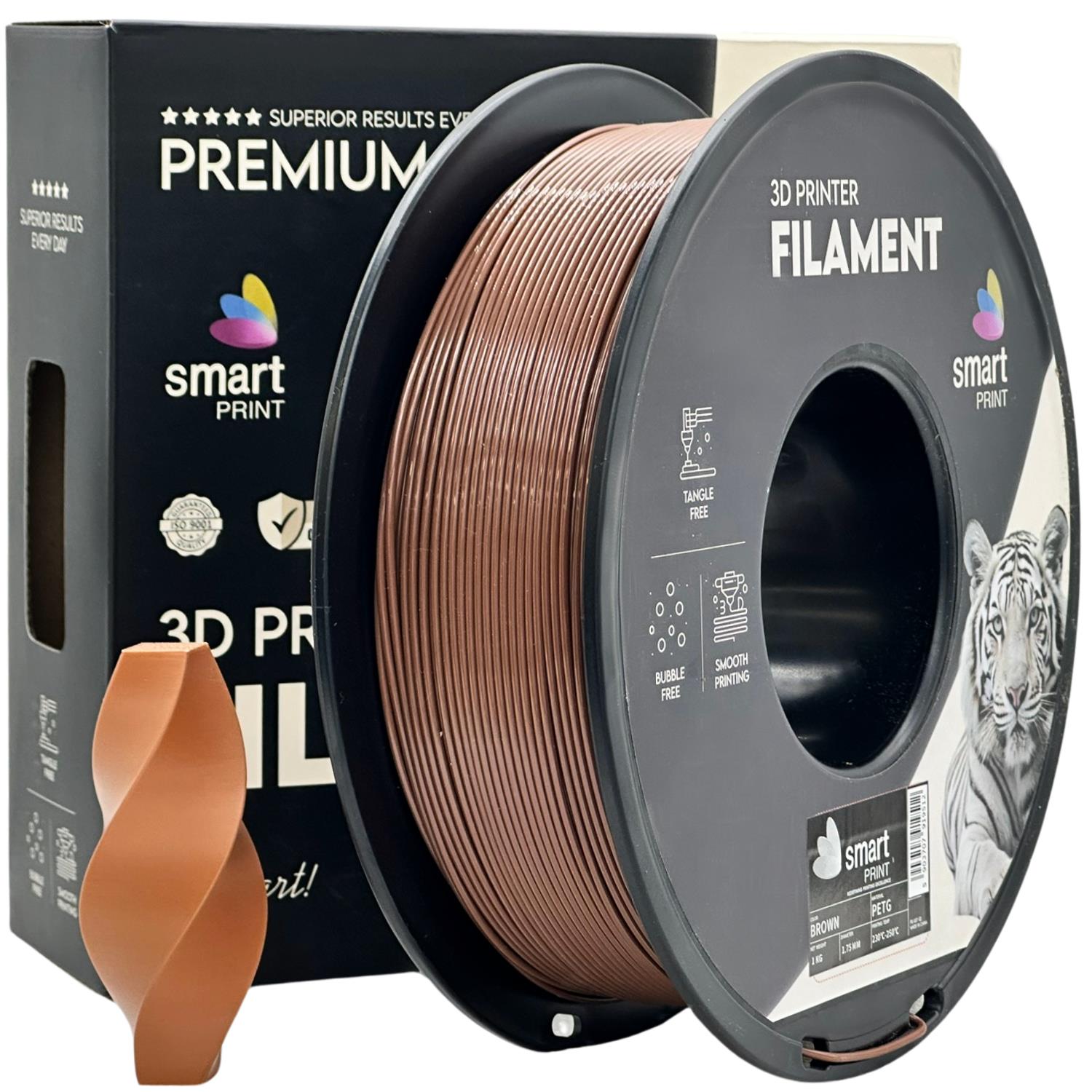 PETG filamenttekercs, barna, Smart Print, 1,75 mm