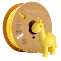 Spool of PLA matte yellow filament, Polymaker, 1.75 mm